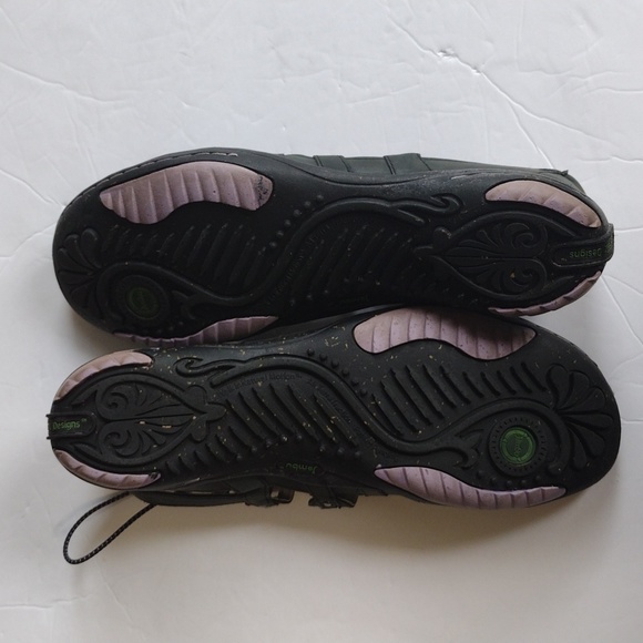 JAMBU Memory Foam Green Leather Sandals | Size 9M - Picture 6 of 13